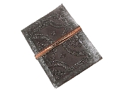 15x12 cm LEATHER JOURNALS  EMBOSSED 120 PAPER 