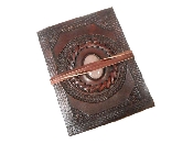 15X12 CM LEATHER JOURNALS EMBOSSED WITH STONE 120 PAPER 