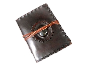 15X12 CM LEATHER JOURNALS STONE WITH STITCHING 120 PAPER 